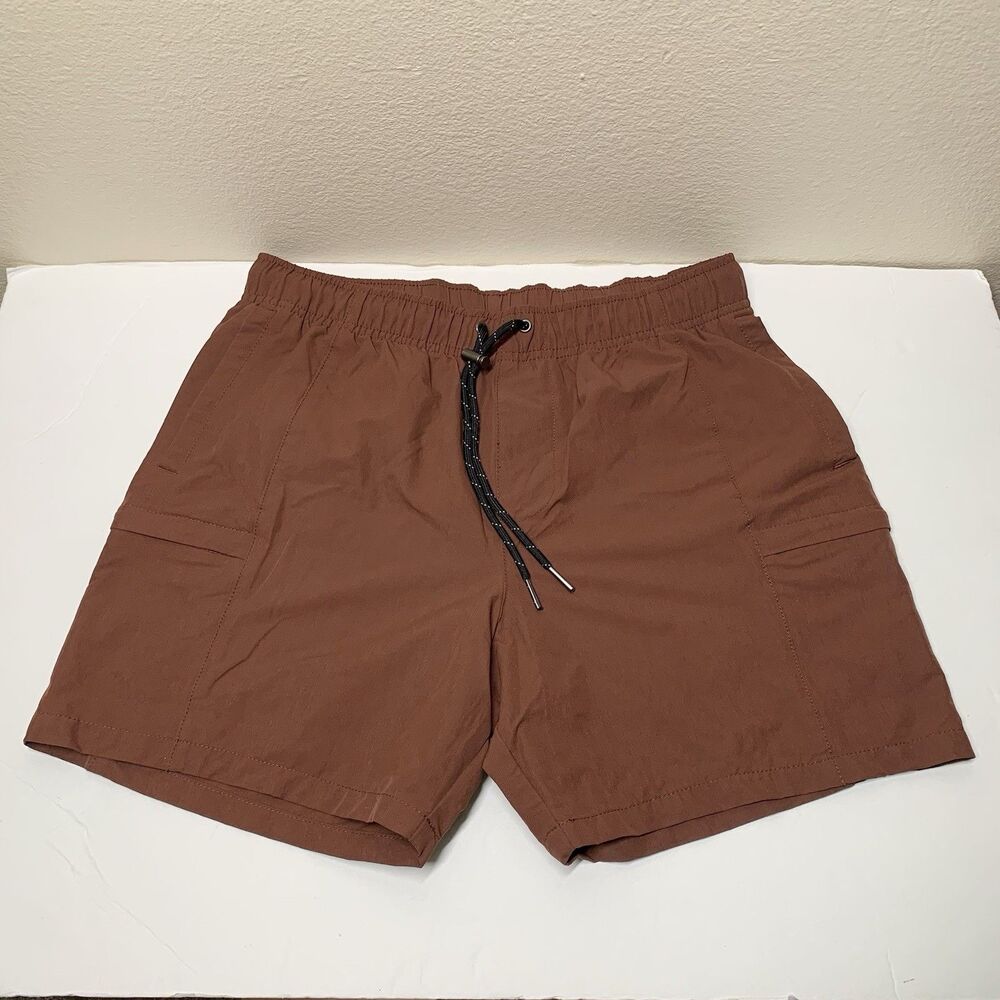 Cotton On Brown Shorts Men's Small Polyamide Stretch Cargo Pockets